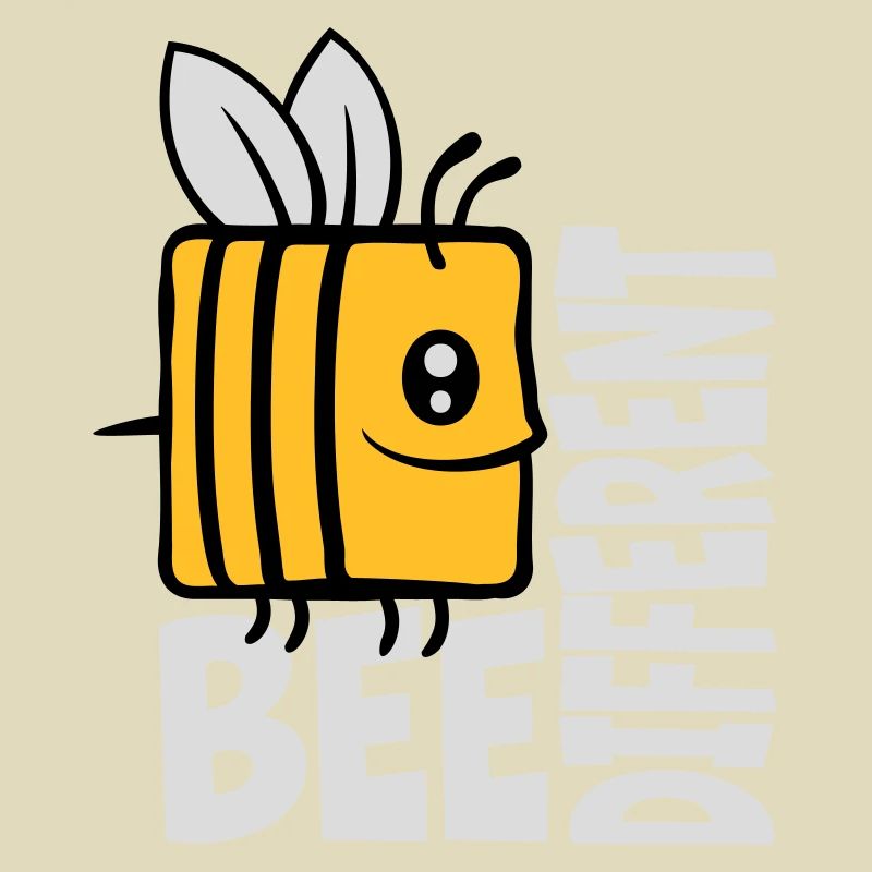 bee different Spruch Zitat