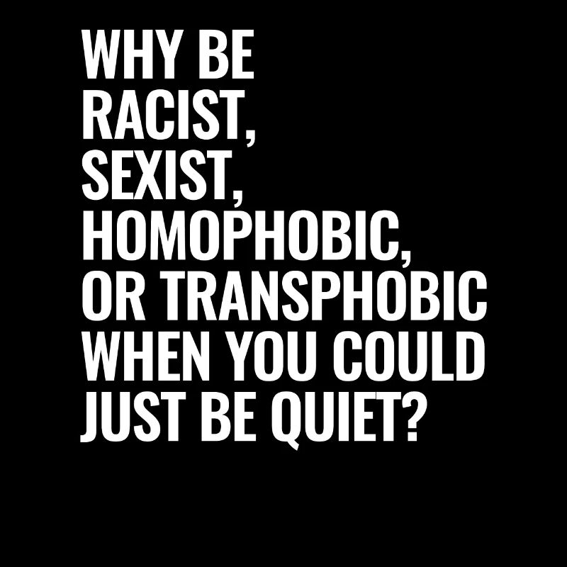 Warum rassistisch sexistisch homophob oder transph