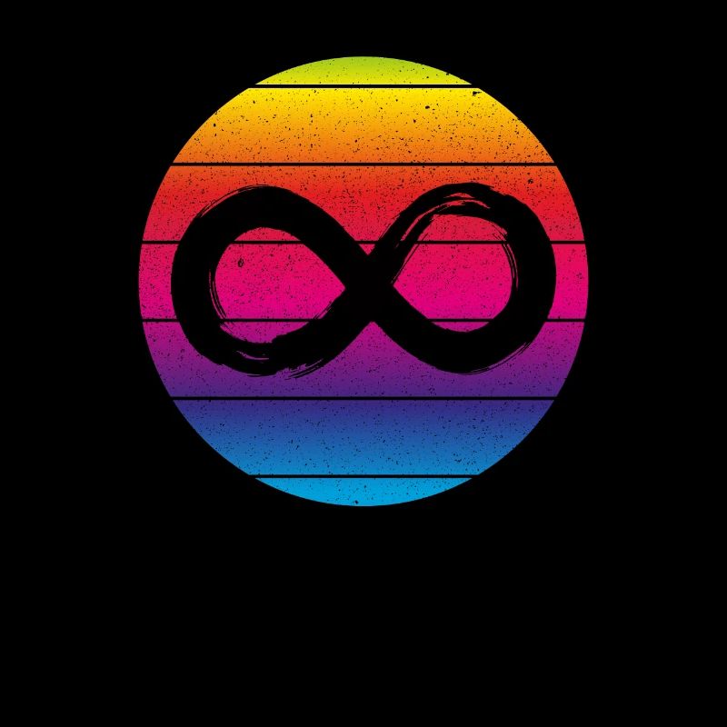Neurodiversity Infinity Sunset Autismusbewusstsein