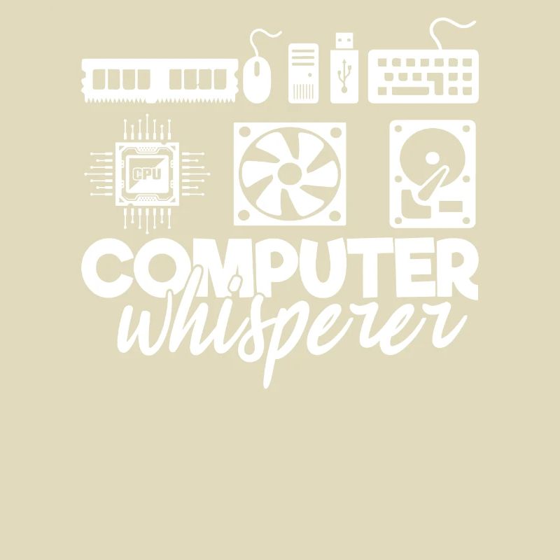 Computer Whisperer IT Techy Herren-Tech-Support