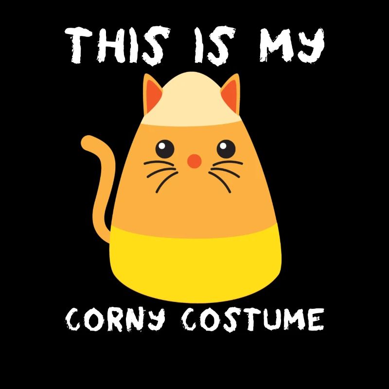 Das ist mein kitschiges Halloween-Katze-Candy-Corn