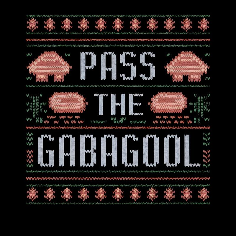 Übergeben Sie den Gabagool-Weihnachtspullover Gaba