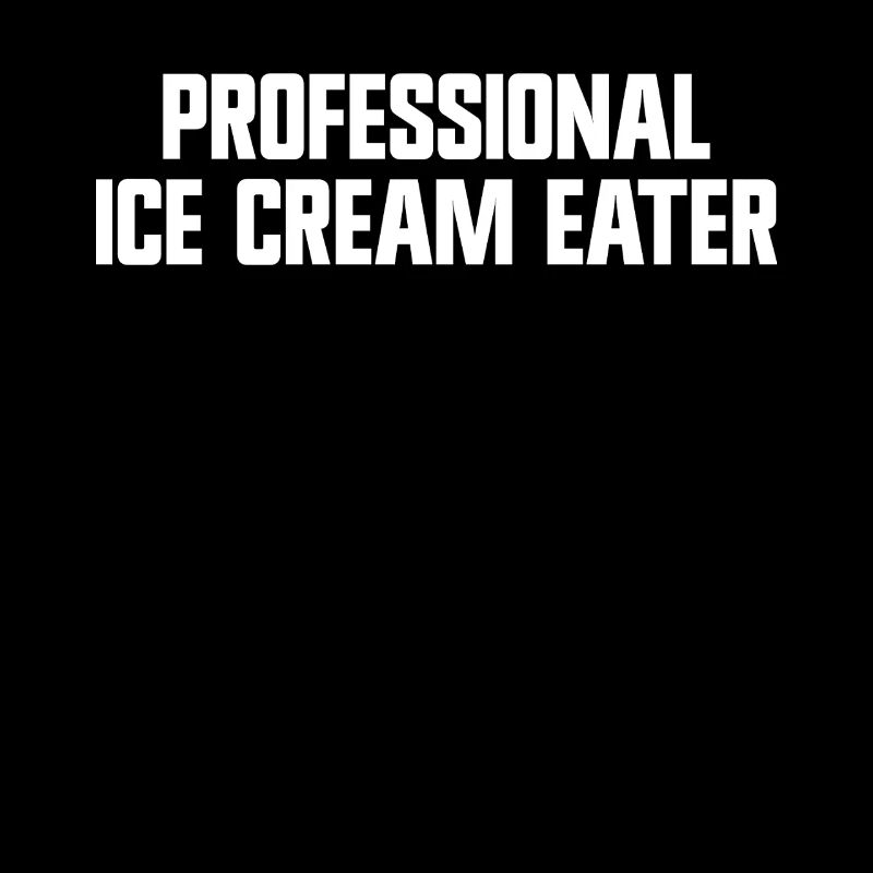 Professionelles Eisesser-Eis