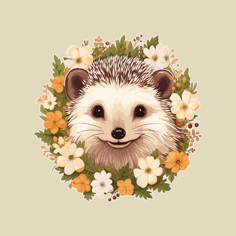 Hérisson mignon