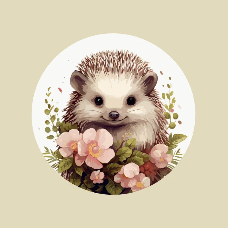 Hérisson mignon