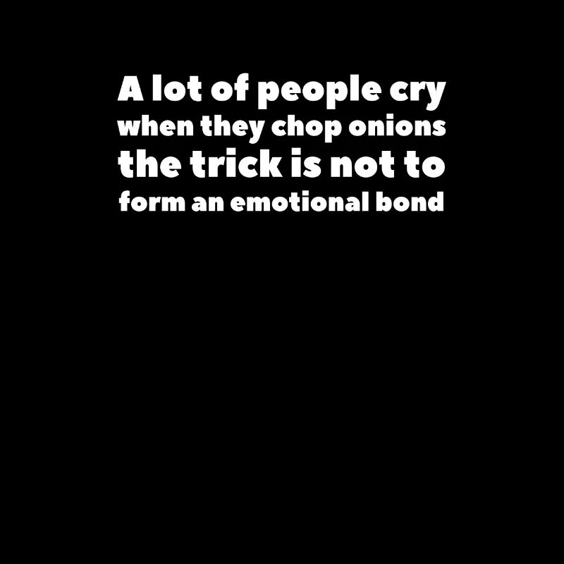 Onion cutting cry funny humor joke kitchen