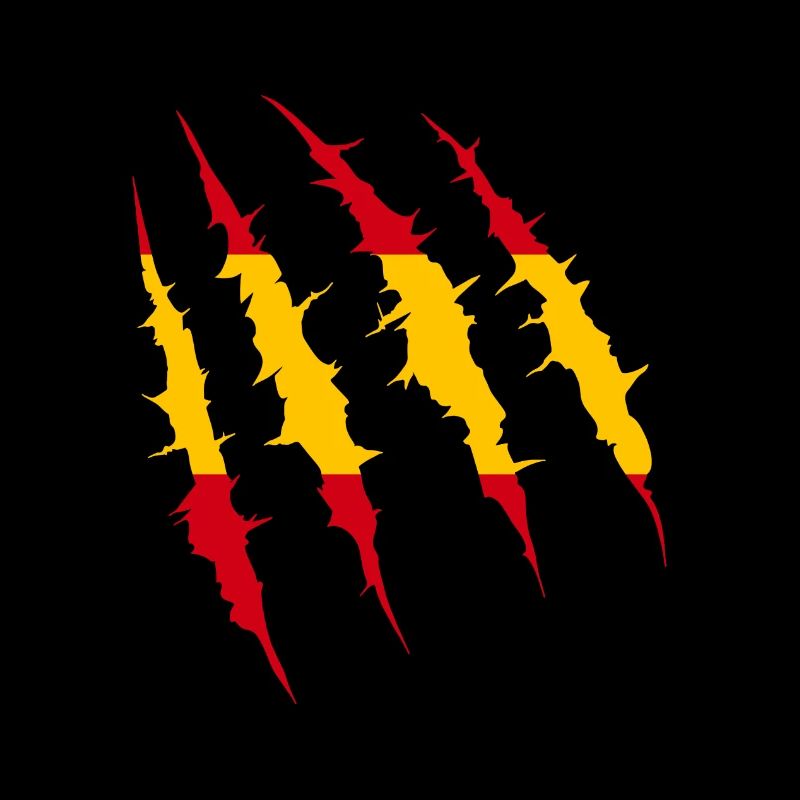 Espagne drapeau de griffe pays drapeau de l’équipe fan