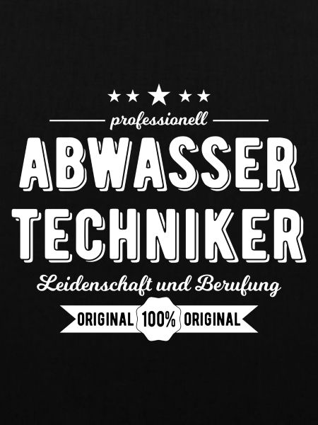 Abwassertechniker Beruf Geschenk