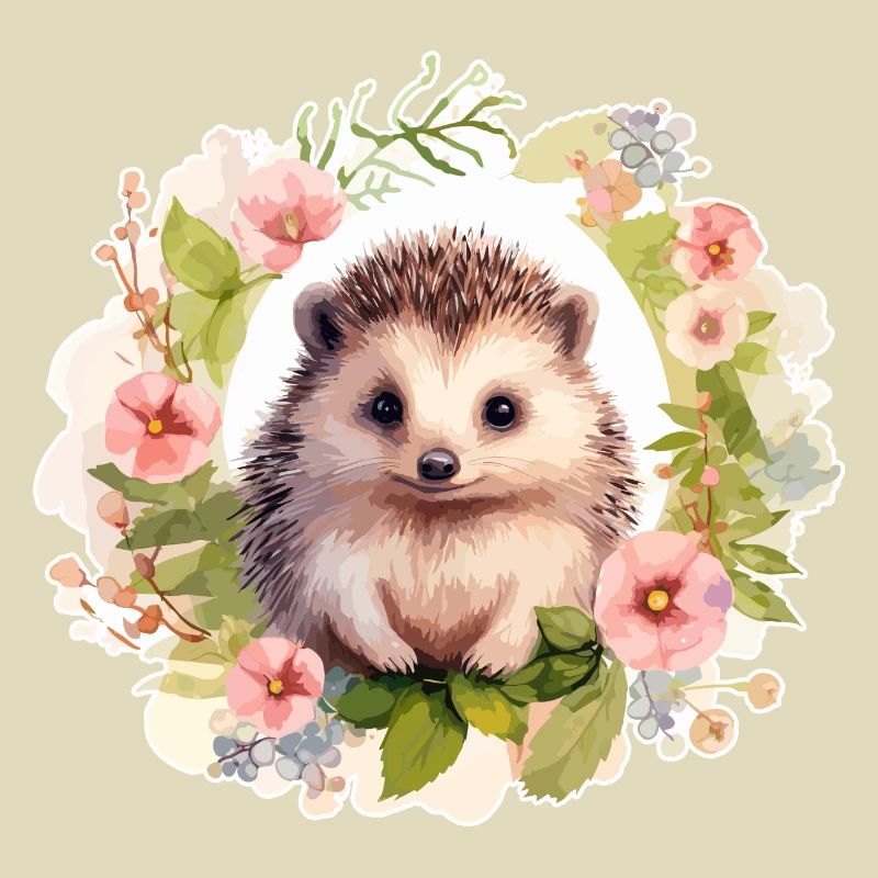 Hérisson mignon