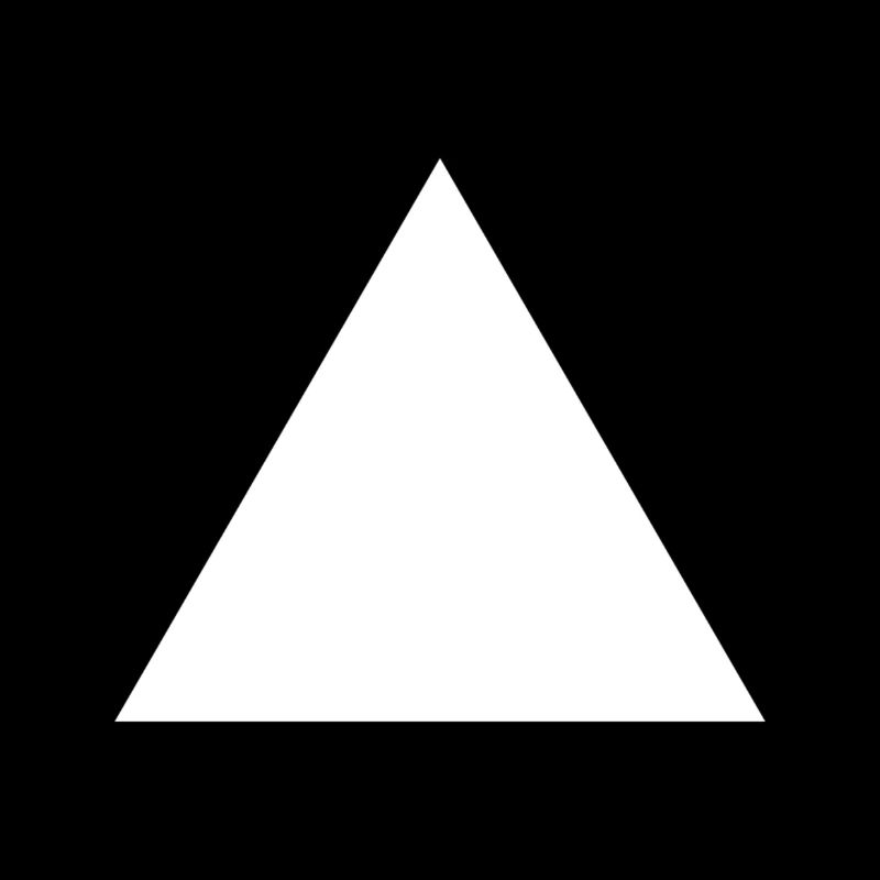 Triangle Triangle Blanc
