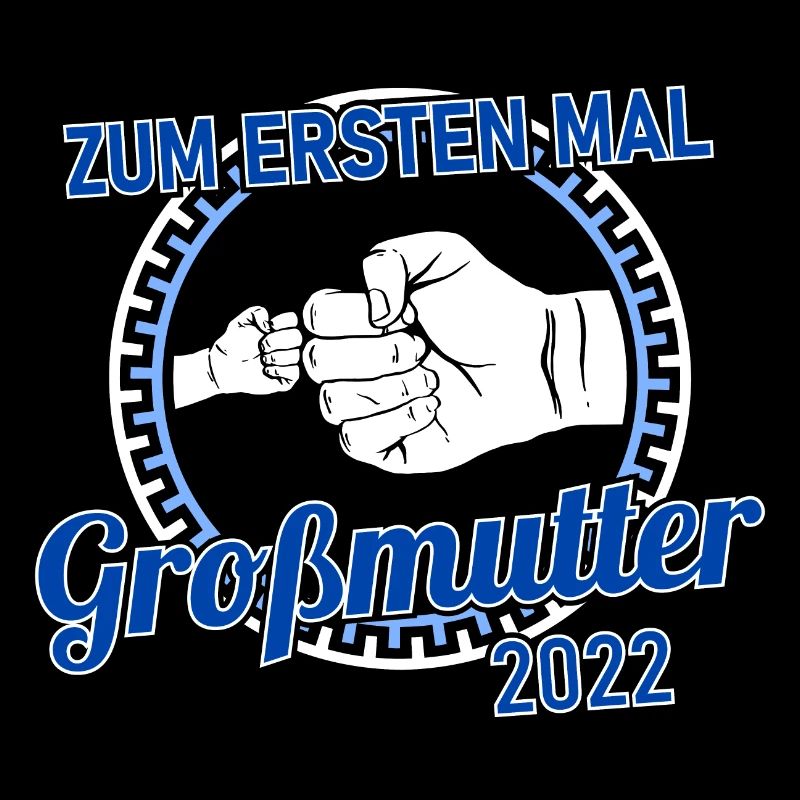 Zum ersten Mal Oma Großmutter werdend Überraschung