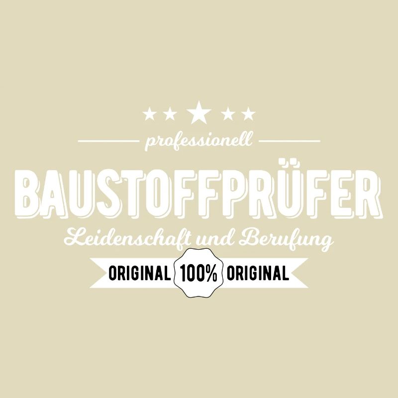 Baustoffprüfer Beruf Geschenk