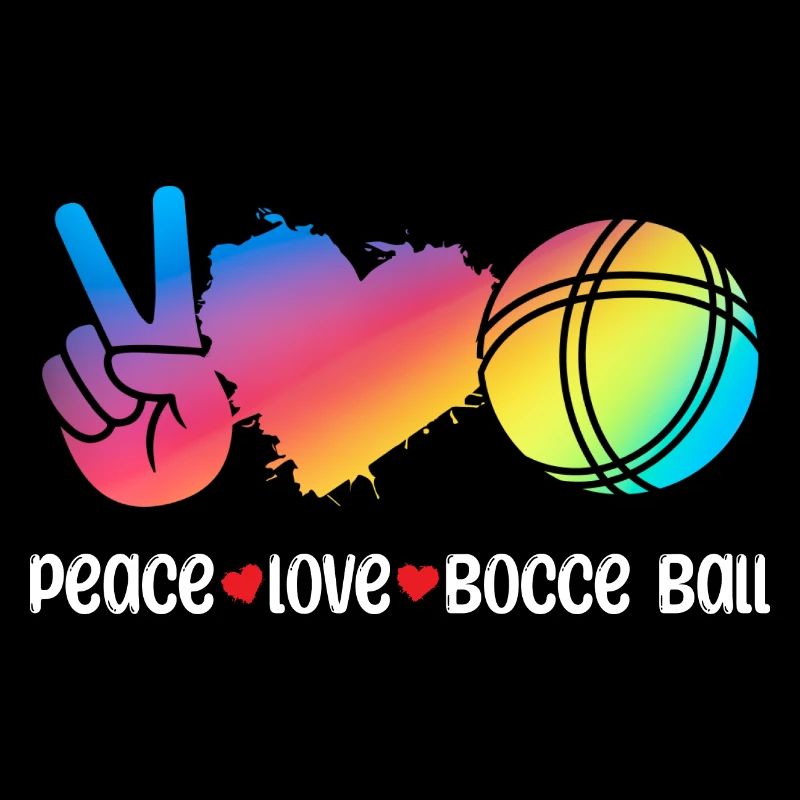 Peace Love Bocce Ball