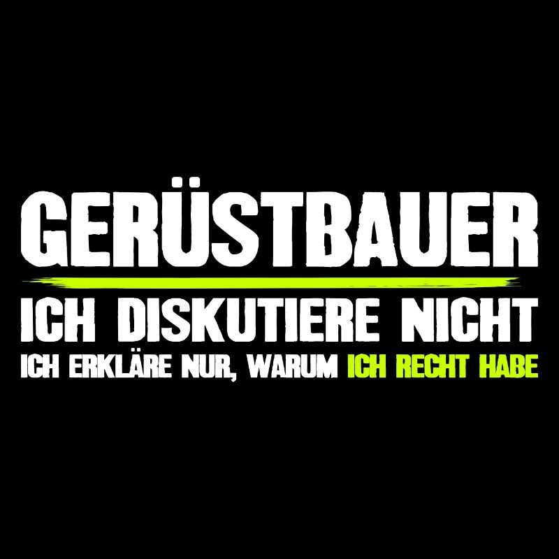 Gerüstbauer Rüster lustig Geschenk