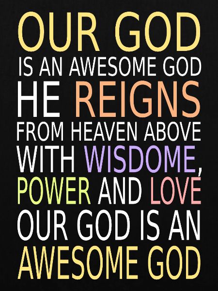 Awesome God