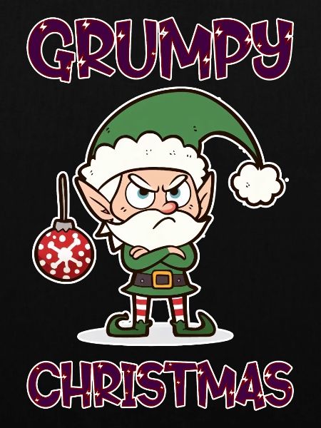 Grumpy Christmas Elf