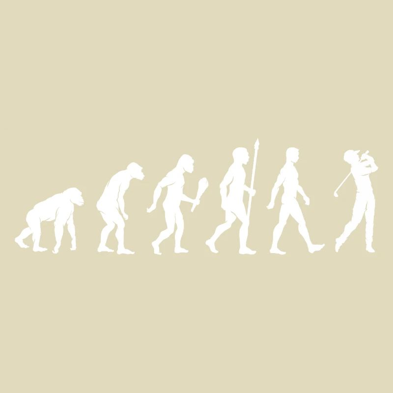 Golf Evolution drôle Idée cadeau de golf