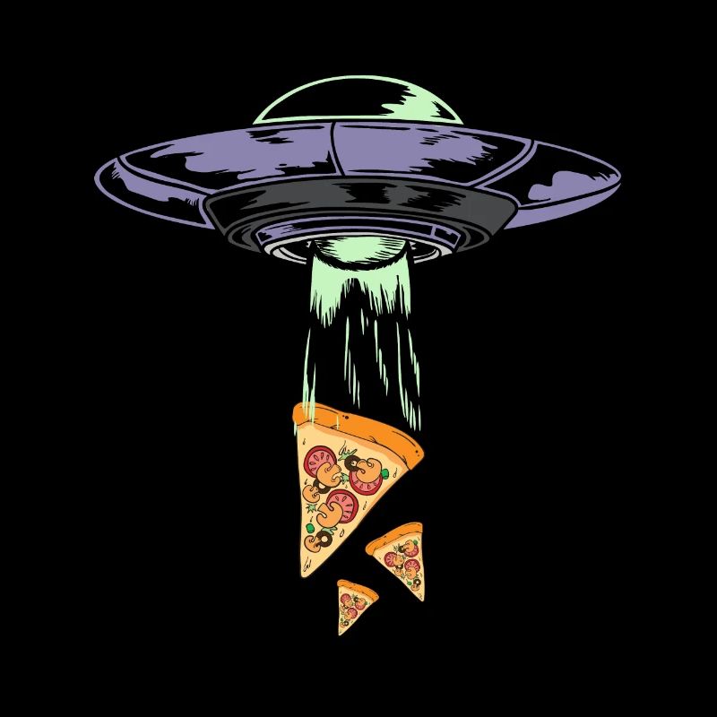 Ufo Alien Pizza Abduction