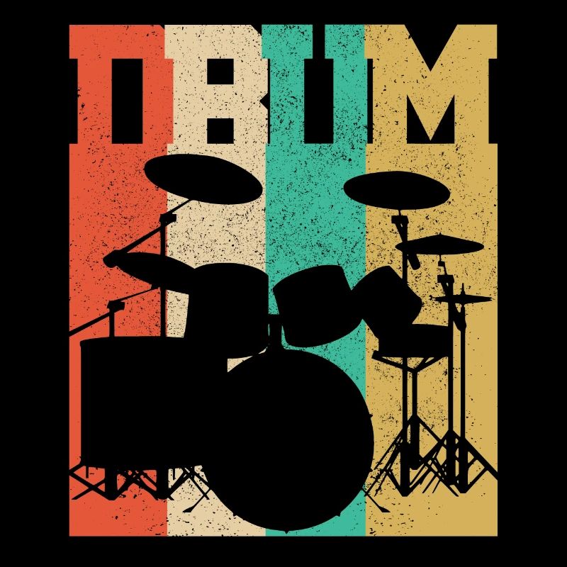 DRUM - Vintage Drum Drummer Gift