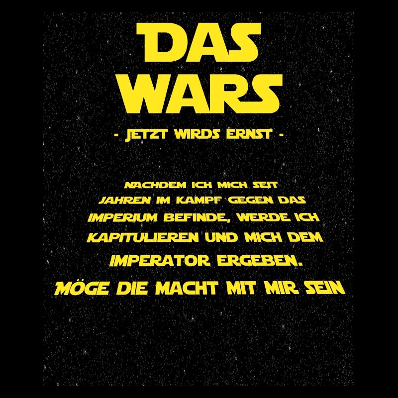 Das Wars jetzt wird ernst Junggesellen Motiv Stern