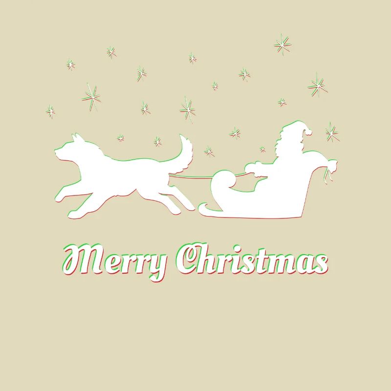 Christmas - Pull de Noël - Husky