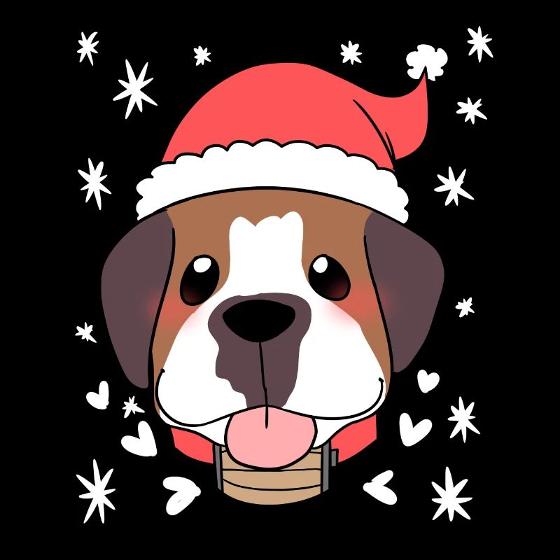 Weihnachten – Weihnachtspullover – Bernhardiner