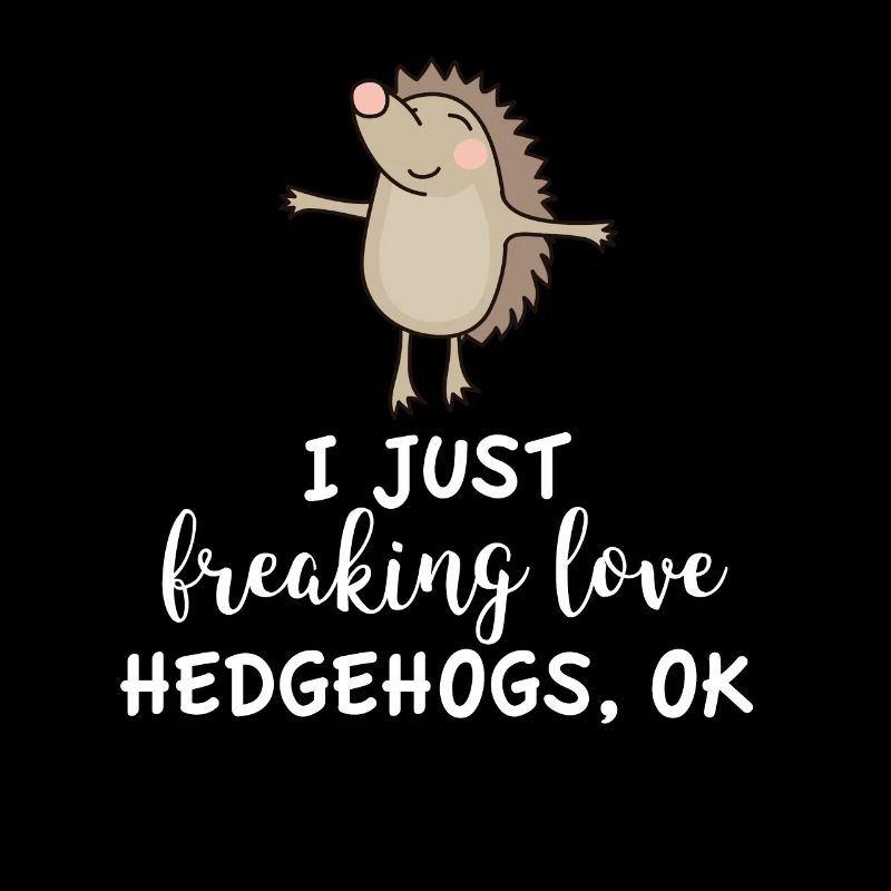 Igel lustig Spruch Geschenk Tier Igelliebe