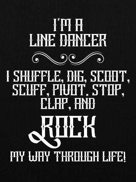 Linedance - Linedancer - Country - Geschenk