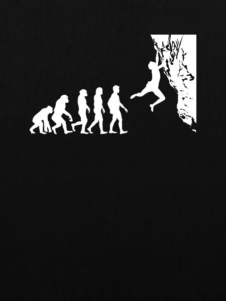 Evolution Climber Kletterer Climbing Geschenk