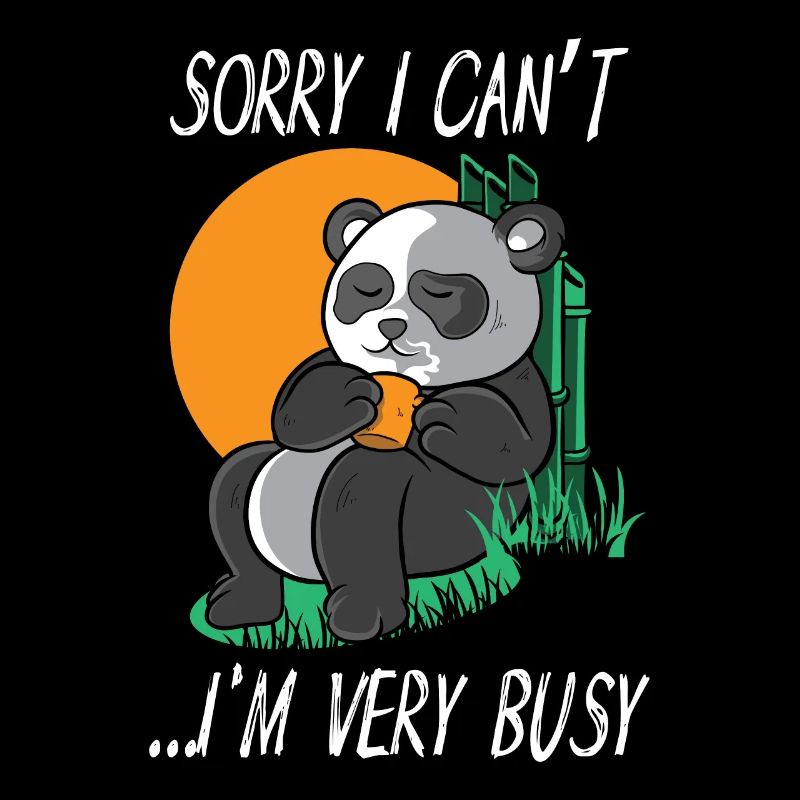 Panda– Pandabär –Sarkasmus - Sarkastisch