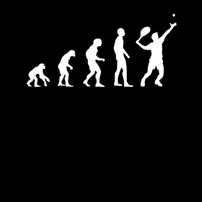 Tennis Evolution Tennistrainer Spruch Geschenk