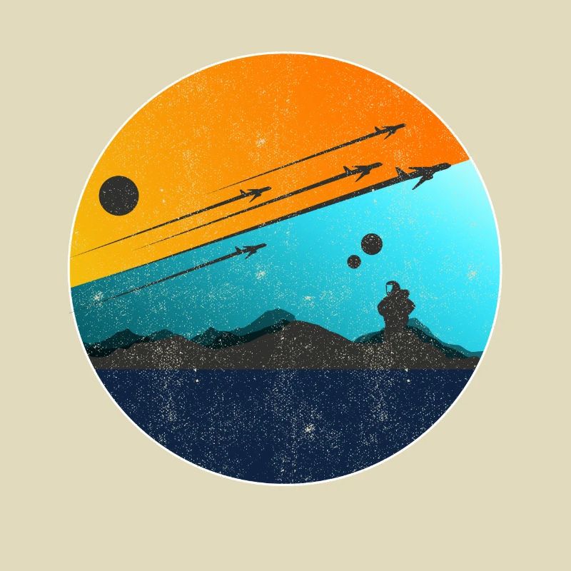 Space View Shuttle Pilot Science Fiction