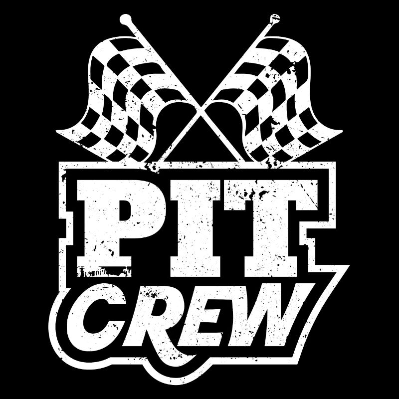 Graphique de Pit Crew Raing, design de course, voiture de course