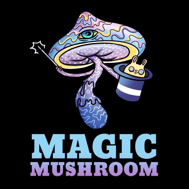 Trippy Psilocybin Toadstool Gift Psy & Goa
