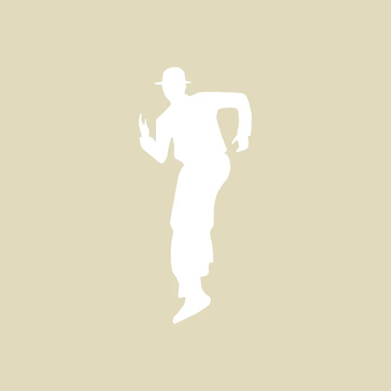 Silhouette de danseuse danseuse