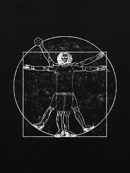 Vitruvian Mannhandballgeschenk
