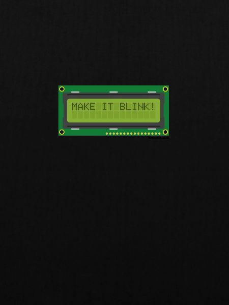 LCD: MAKE IT BLINK!