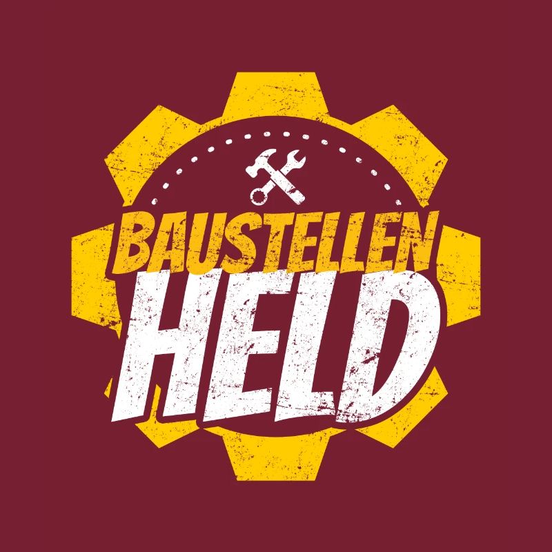 Baustellen Held Lustiges Geschenk
