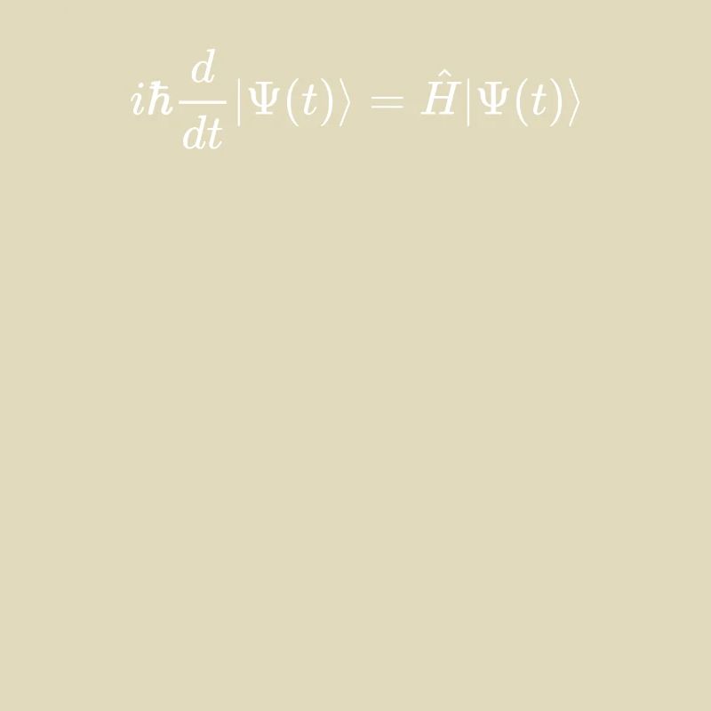 Schrodinger math and physics formula equation