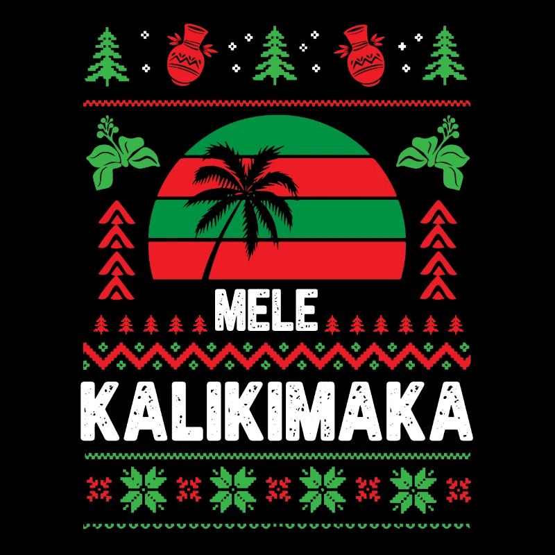 Mele Kalikimaka Laid Pull de Noël