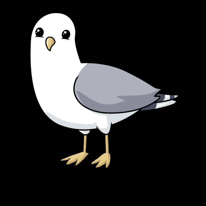 Comic Möwe Gull