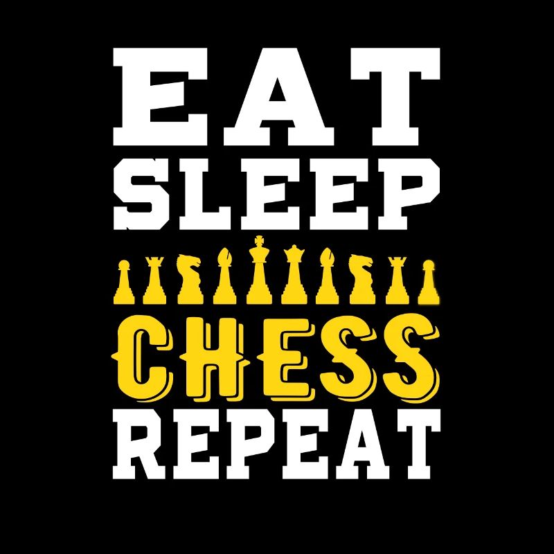 Mangez des échecs de sommeil répéter