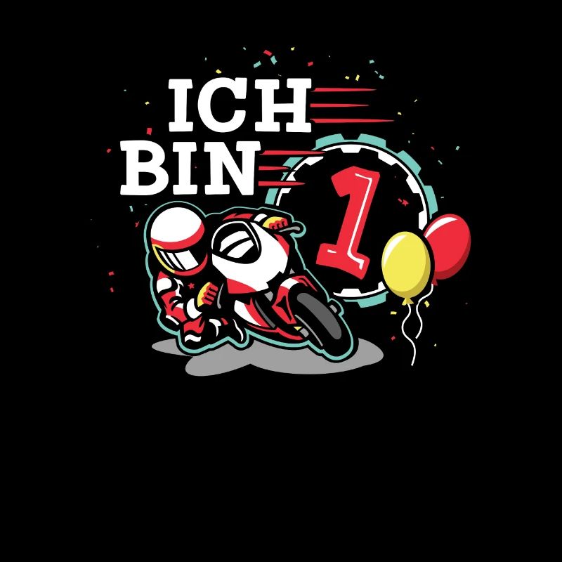 Kinder 1. Geburtstag Motorrad ein Jahr Geschenk
