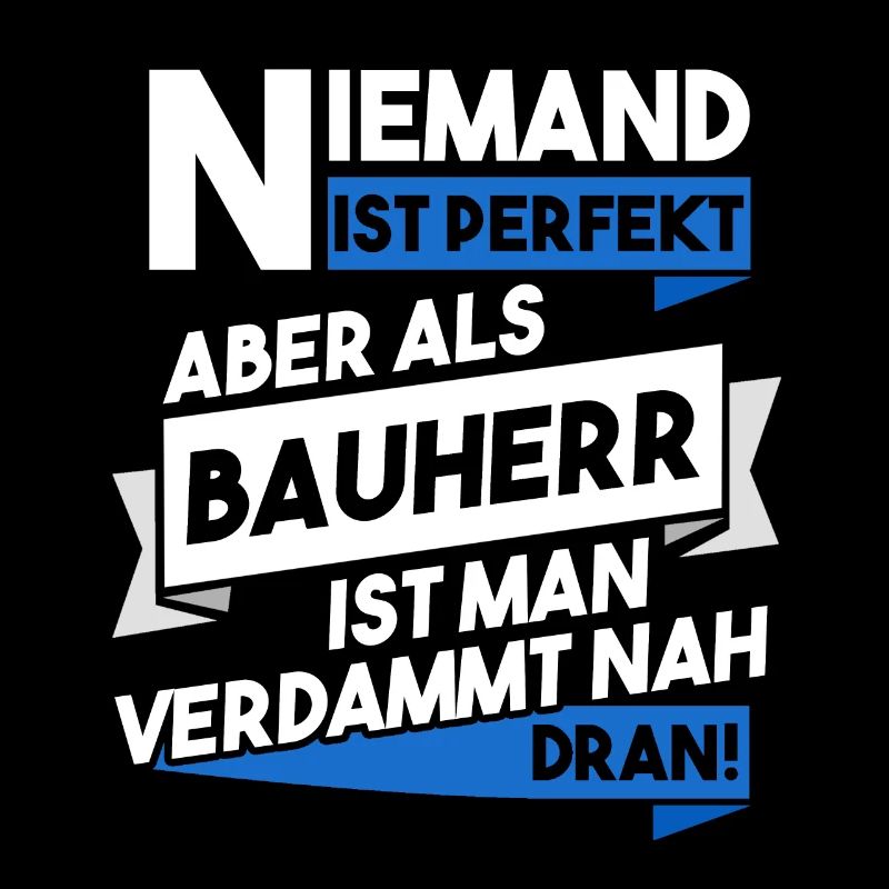 Bauherr lustige Sprüche Geschenk