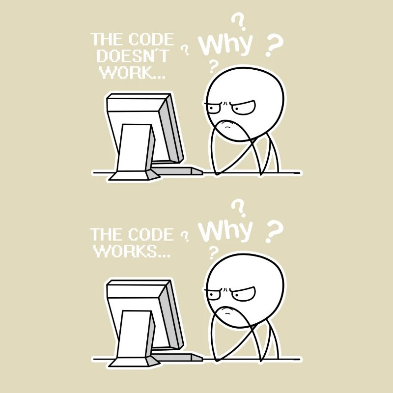 Der Code funktioniert nicht Coding Coder Geschenk
