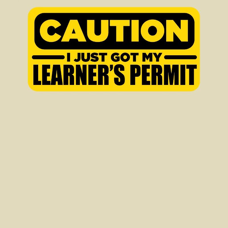Caution I Just Got My Learners Permit