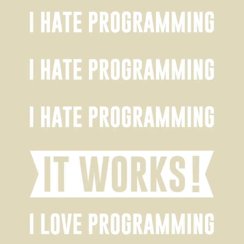 Programmierer - I HATE PROGRAMMING