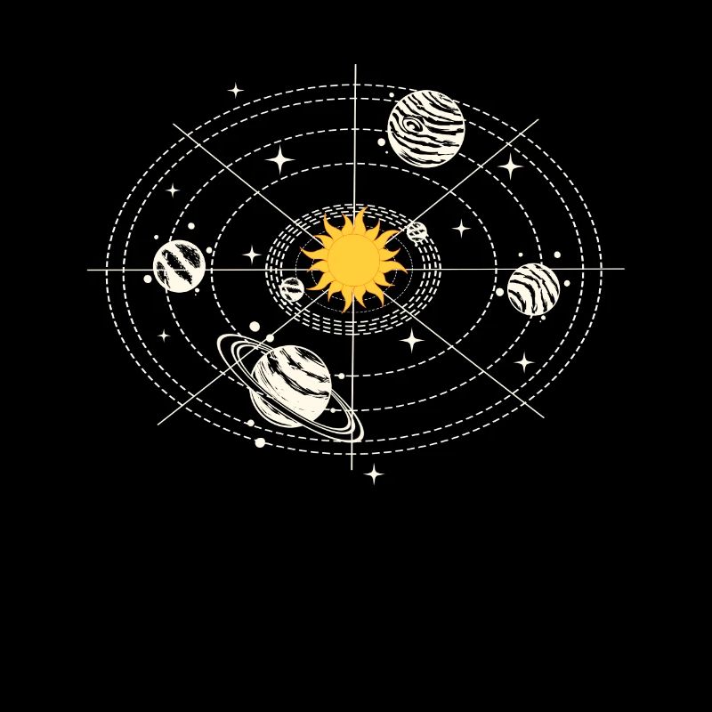 Space Print Astronomy Gift Astronomer Solar