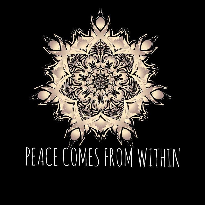 Peace comes from within - Mandala