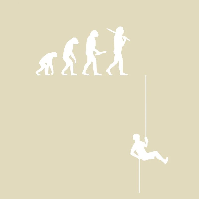 Rappelling climbing bouldering evolution development